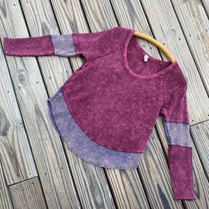 We The Free Diamond Dozen Acid Wash Thermal Free People